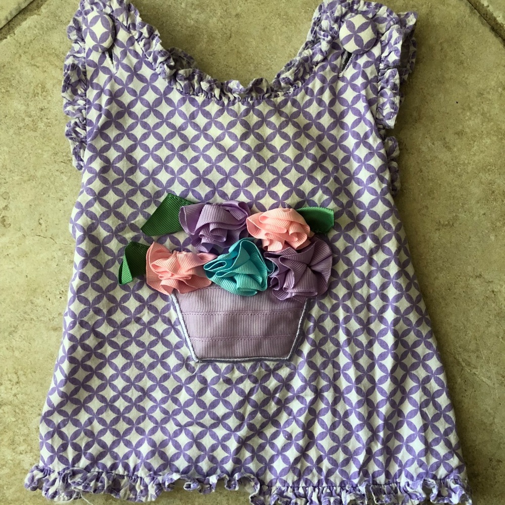 Mud pie dress with matching ruffle bloomers